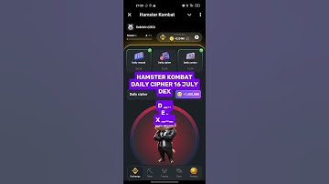 HAMSTER KOMBAT DAILY CIPHER 16 JULY #hamsterkombat16july #hamsterkombatdailycipher16july