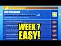 Fortnite Season 4 Week 7 Challenges