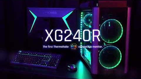 ViewSonic Elite X Thermaltake RGB intergration