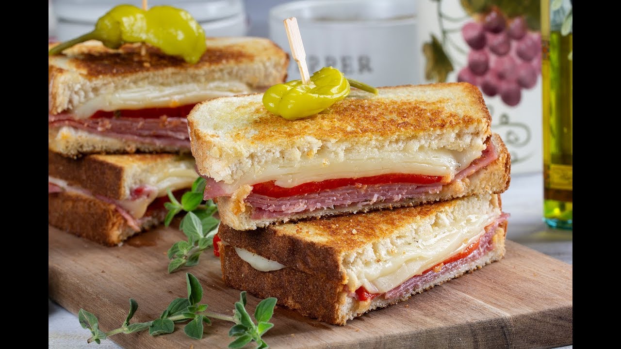 Italian Antipasto Grilled Cheese YouTube