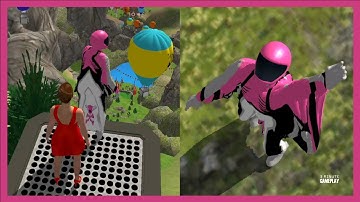 Falling Art Ragdoll Simulator | 3 Minute Gameplay e.07 | P!nk Costume