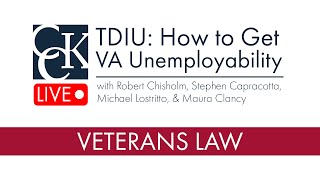 TDIU: How to get VA Unemployability