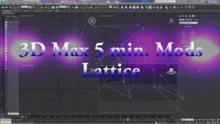 3Ds Max Lattice Modifier