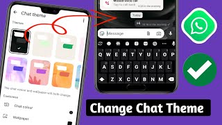 How To Change Background In WhatsApp Chat.Change  Chat Theme WhatsApp 2025 screenshot 3