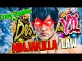 Ninjakilla is The Scariest Law Player in Tekken 8 Ranked 😱