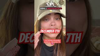 December 7th Birthday Personality | Zodiac Traits, #astrology #Shorts #zodiacsigns #horoscope