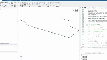Create 3D line (like piping system ) in ANSYS and ABAQUS FastSolution