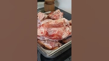 Roasting bones for BONE BROTH #CARNIVOREDIET