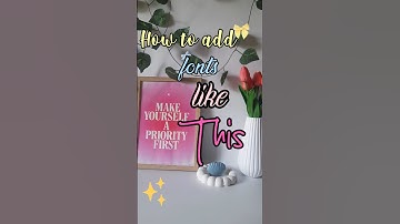 How to add fonts of your choice in videos. Super easy tutorial🩷 #videoediting #edit #vn #font #edits