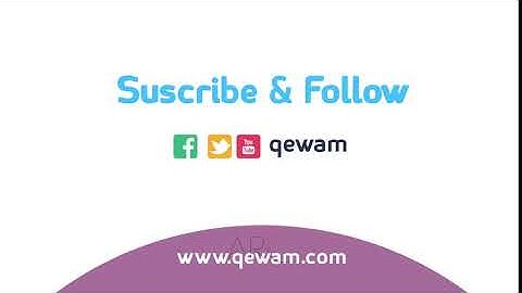 qewam Outro ||  by Arc Solutions Youtube outro Maker