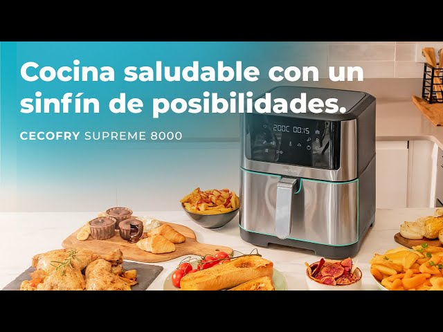 Freidora sin aceite Cecofry Supreme 8000 tácti con 8 L de