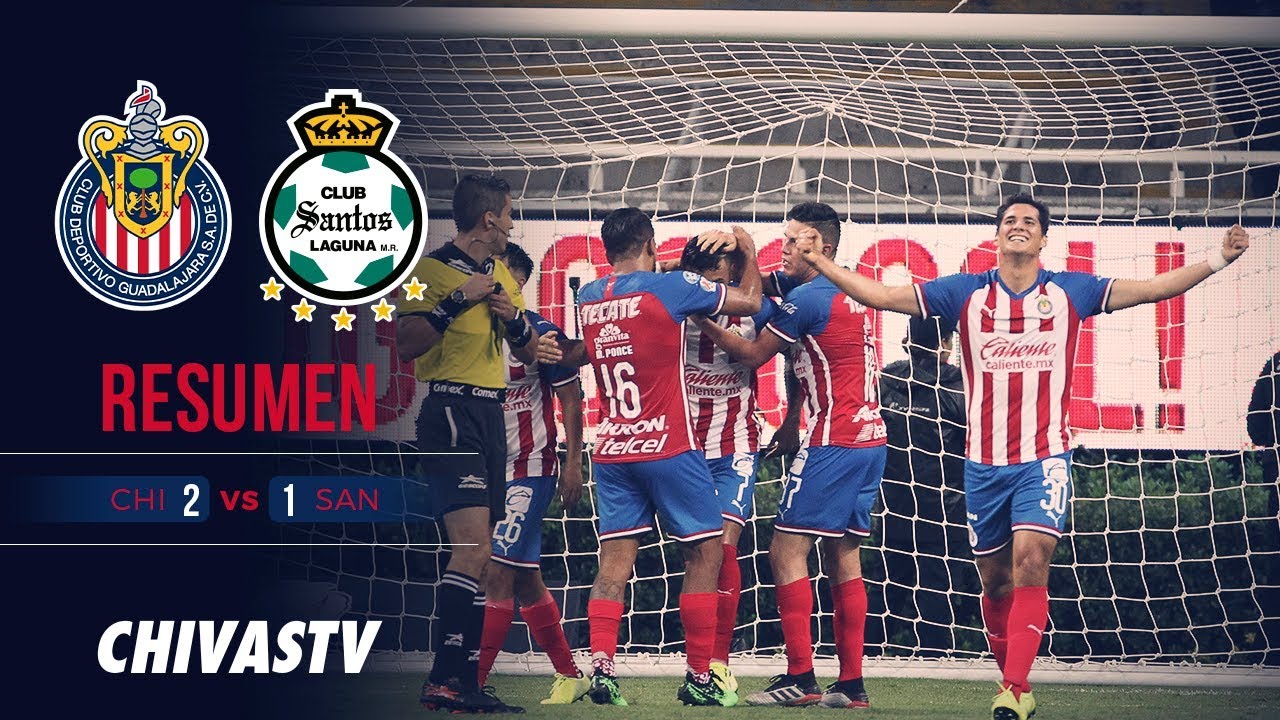 Doblete de Alexis Vega | Resumen | Chivas 2-1 Santos | Todos los goles | Jornada 2 Copa MX AP19 resumenerd