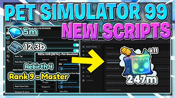 Pet Simulator 99 Script GUI / Hack (AUTOFARM, DUPE, INF COINS, AND MORE) PASTEBIN
