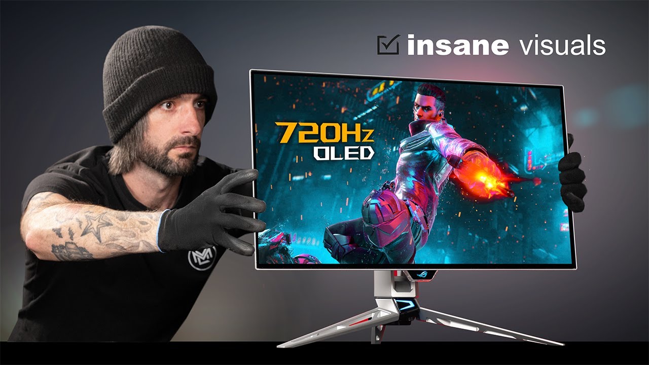 THIS is Peak 1440p OLED Gaming... | 720Hz ROG Swift PG27AQWP-W Monitor First Look