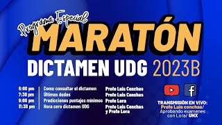 Dictamen UDG 2023B- Maratón