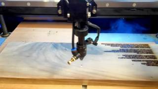 40 Minutes engraving in 40 seconds - Timelapse