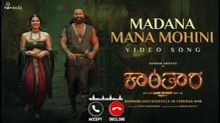 Madana Mana Mohini Kannada ringtone bgm Kantara Chapter 1 |Rishab Shetty, Rukmini Hombale Films #bgm