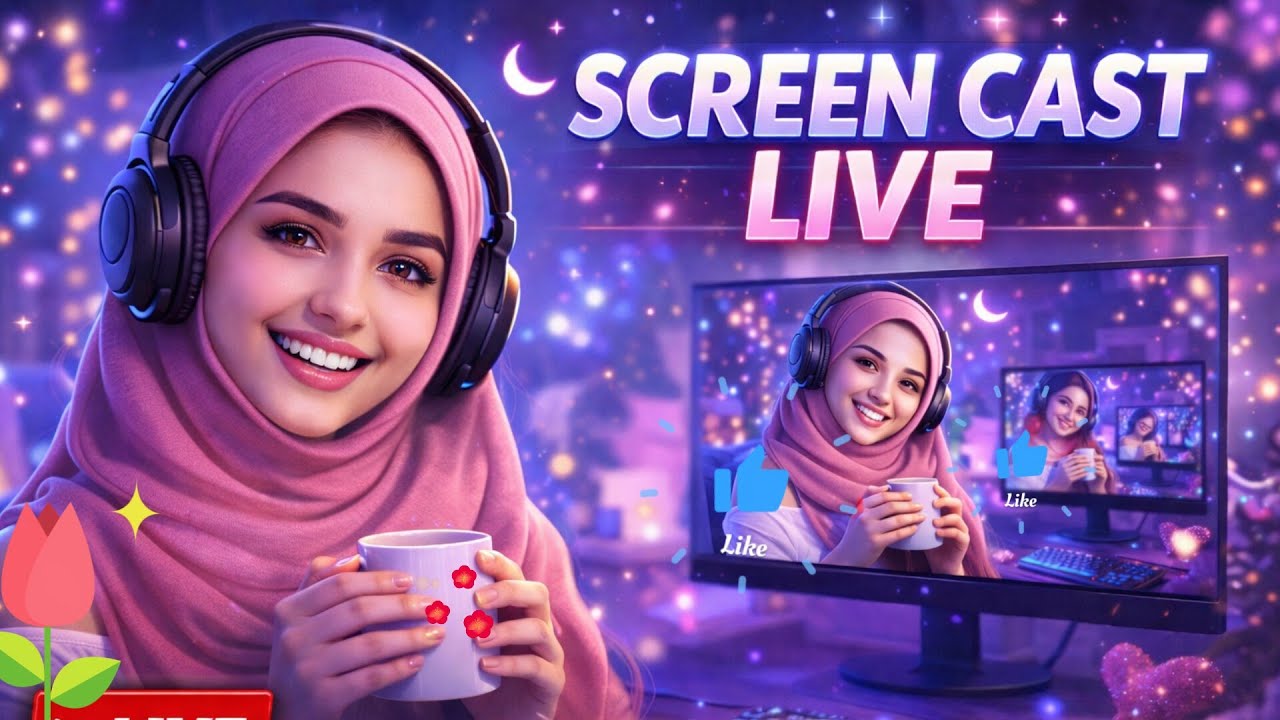 Night Screen Cast Live 🌙💻 | Chill & Talk With Hoor