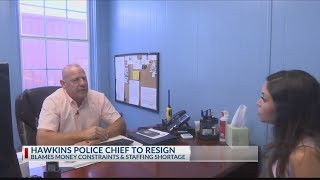 Hawkins City Council accepts resignation of Police Chief Manfred Gilow during meeting