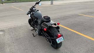 2021 Harley fat bob 114 with Vance and Hines slip on exhaust