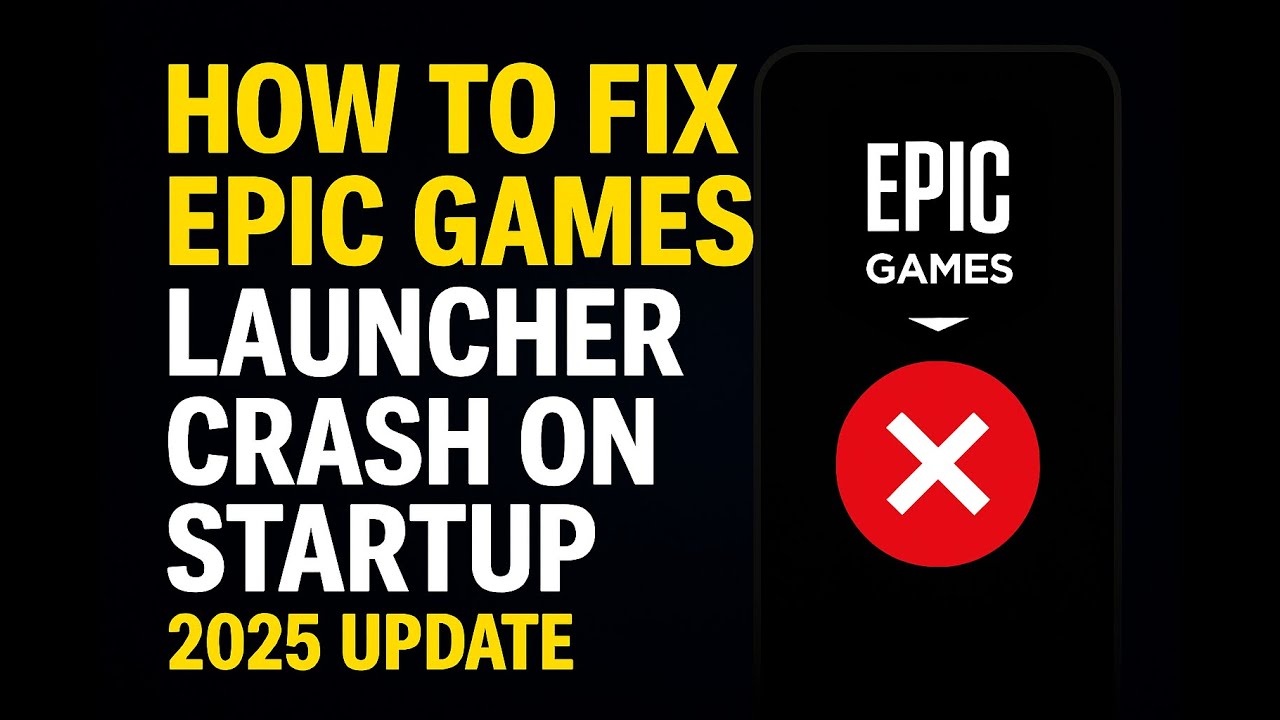 How to Fix Epic Games Launcher Crash on Startup (2025 Update) - YouTube