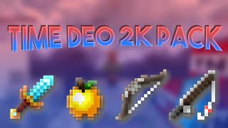 TimeDeo 2k Pack v1.3 [16x][Android/IOS/Win10][NO LAG][Custom Sky/GUI/Items/Blocks/More...]