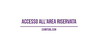 Come accedere all'Area Riservata Clienti