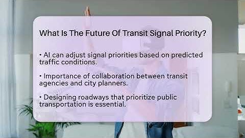 What Is The Future Of Transit Signal Priority? - Talking Tech Trends