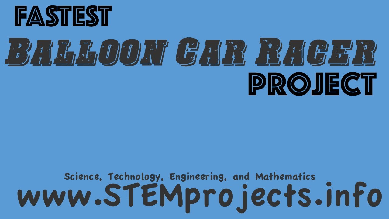 Strawball Racing Balloon Car Racer 1 Straw Engine - YouTube