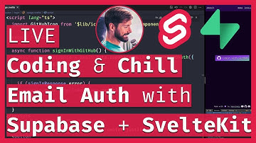 Email Auth & E2E testing with Supabase & SvelteKit 🔐 Membership Service Part 2 🔴 LIVE Coding & Chill