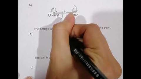 Math Grade 1: Comparing Mass part 1 Discussion