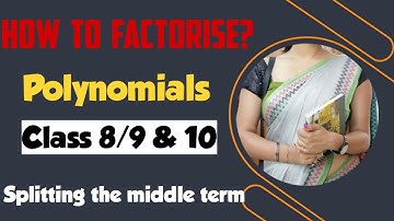 Factorization | Factorize Algebraic Expressions Polynomial Class 9 | Factorize Class 8 | Math Mantra