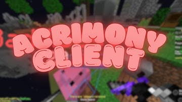 FULL JUMP SCAFFOLD, FULL HYPIXEL AUTOBLOCK ON A FREE CLI3NT?????? - Acrimony Client