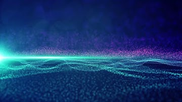 Free 4k Seamless background loop - Abstract particles wave - royaly free motion loop