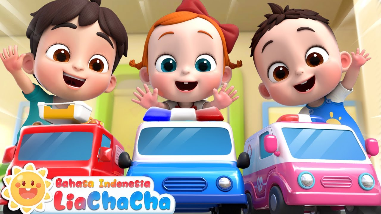 Merakit Mobil Mainan! 🚗🔧 | Baby Shark | Bayi Hiu | Lagu Anak-anak Seru |  LiaChaCha Bahasa Indonesia