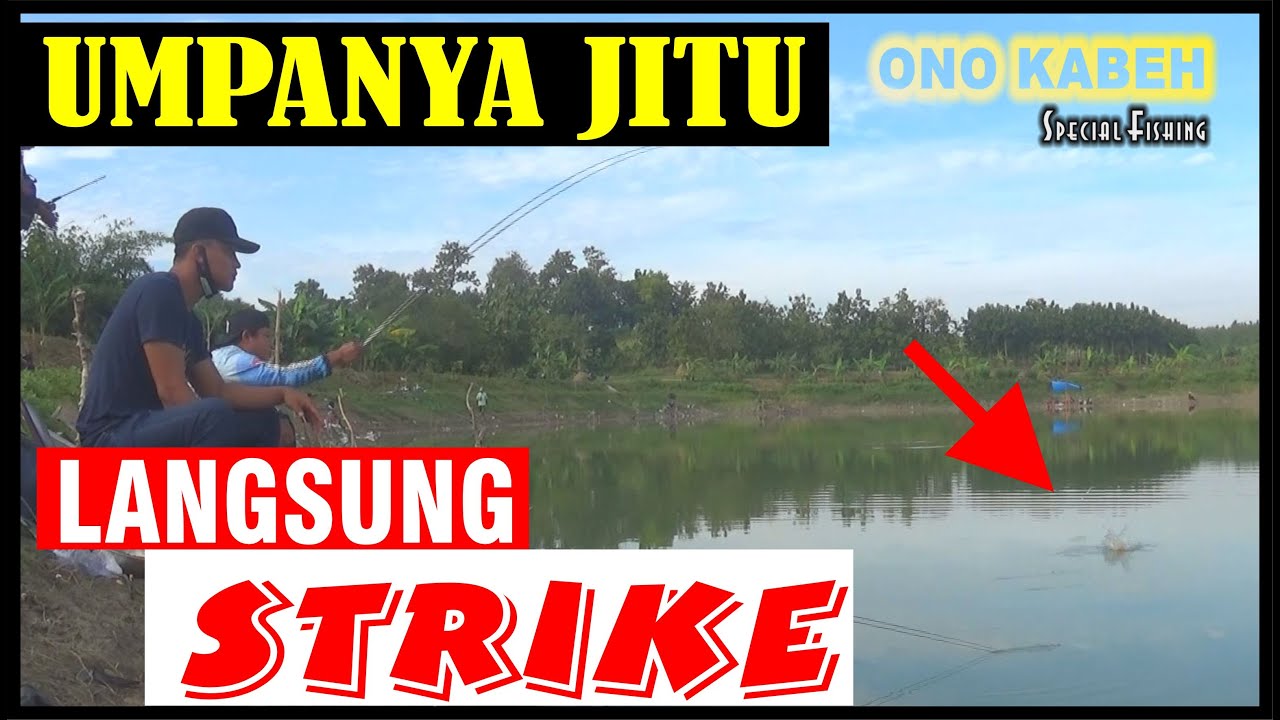Luar biasa mancing di waduk pakai umpan ini 
