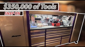 Whats inside this $40,000 Snap on Tool Cabinet set?