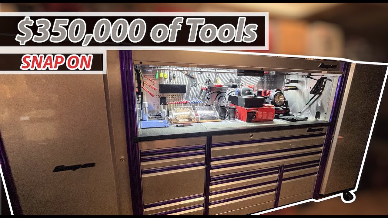 Whats Inside This $40,000 Snap On Tool Cabinet Set?