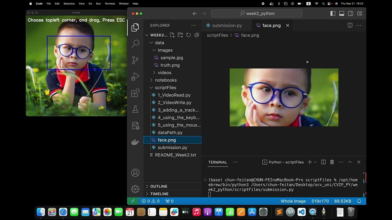 [Computer Vision and Image Processing][Assignment 2][Using the Mouse ...
