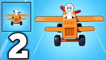 Fly Challenge - Build A Plane All Levels Android and iOS Gameplay Walkthrough Part 2