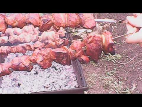 Видео рецепт Шашлык из свинины в соевом соусе