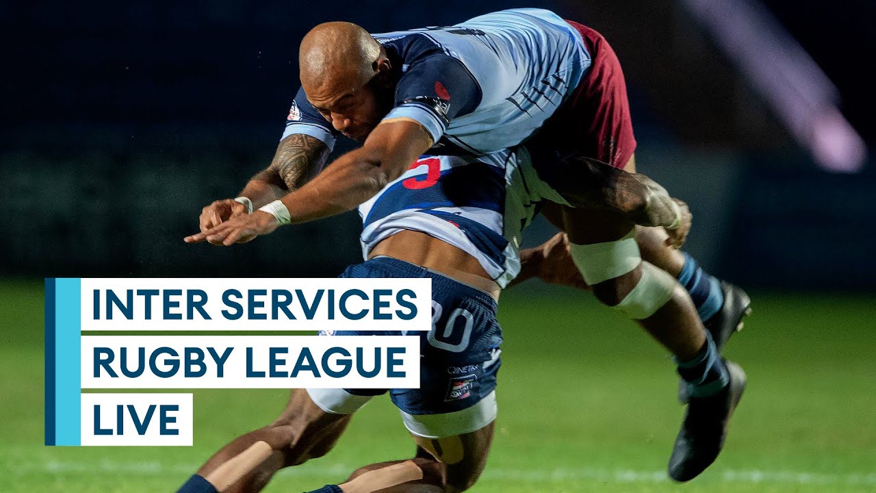 LIVE Inter Services Rugby Royal Navy Men vs