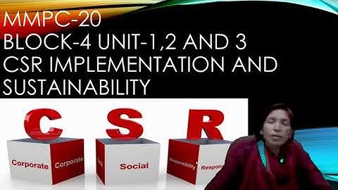 Business ethics and CSR MMPC - 020 (Part- 5)