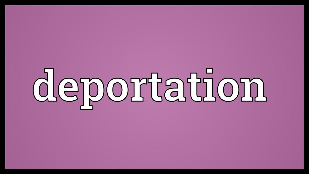 Deport meaning