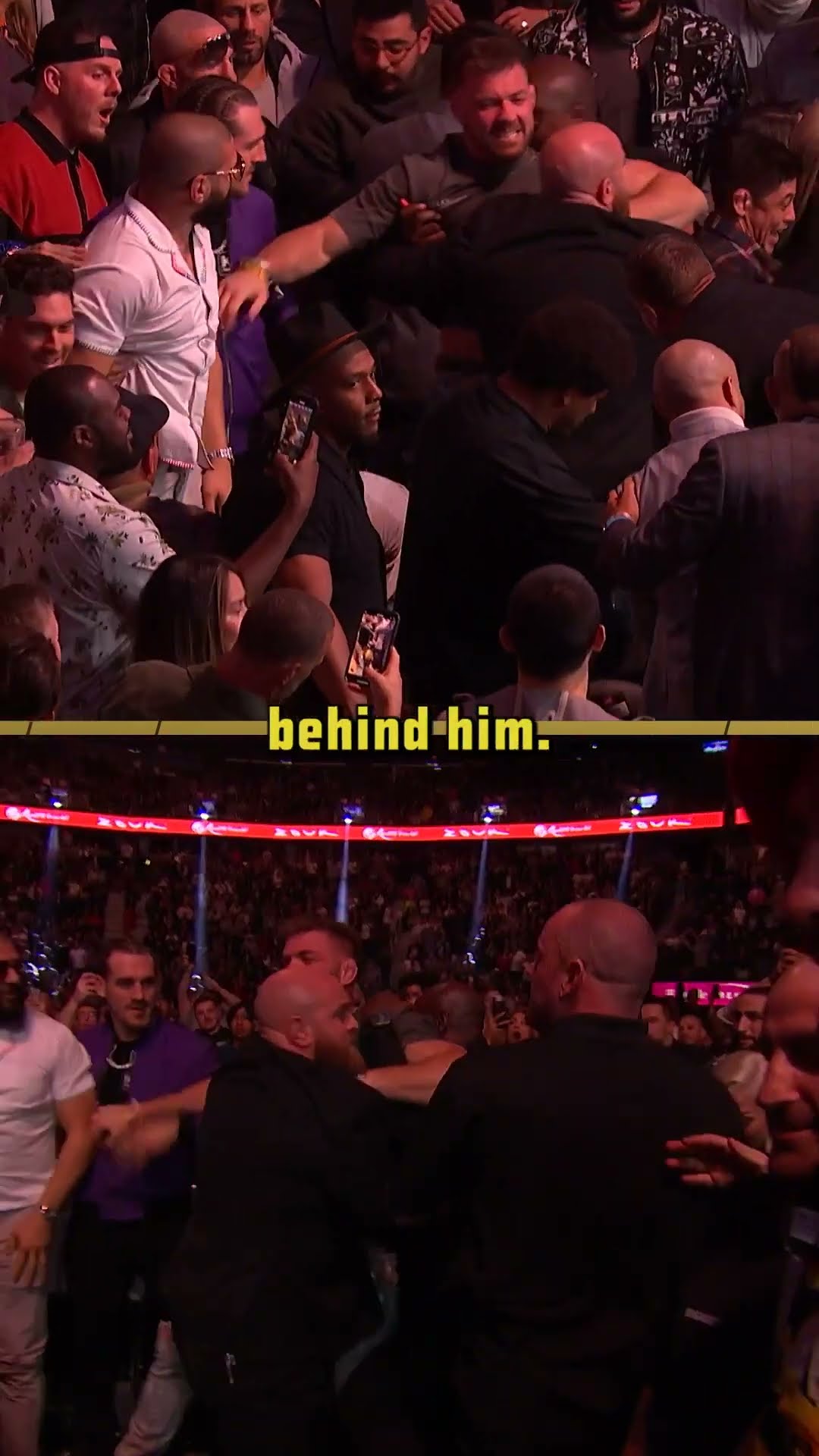 A FIGHT IN THE CROWD ? #ufc312