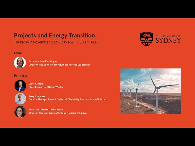 Projects and Energy Transition - Project Leadership in a Changing World - 2023 Symposium