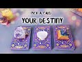 Your Destiny → Pick A Crystal • What is Written in your destiny • Tarot Reading ☾ Psychic reading☽