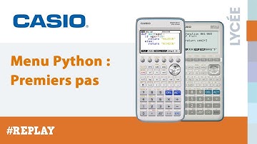 Formation en ligne replay: Le menu Python - Premiers pas