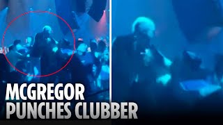 Shock moment Conor McGregor floors man with TWO punches in Ibiza nightclub