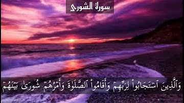 سورة الشورى page 487 {القارئ ياسر الزيلعي}